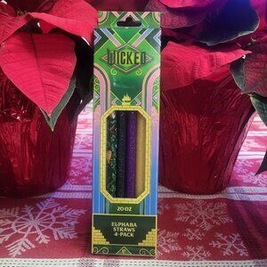 Wicked CharCharms Straws for 20 oz. Stanley Tumbler, 4-pack Elphaba